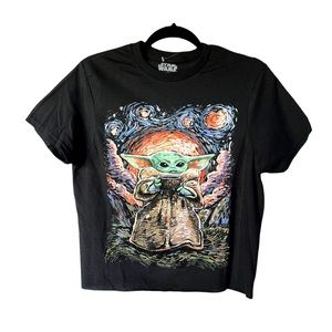 Starry Night Baby Yoda NWT Star Wars‎ Tee